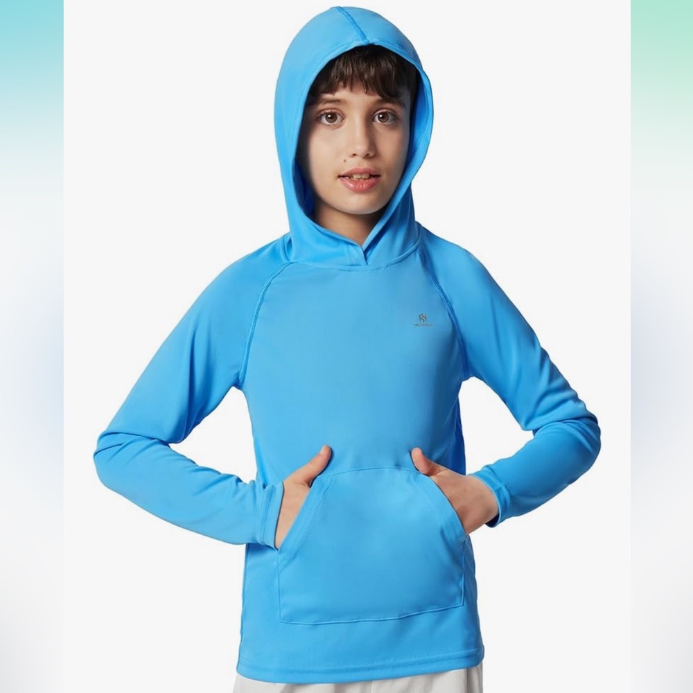 New Heathyoga Rash Guard Swim Shirt UPF 50+ UV Sun Protection Hooded